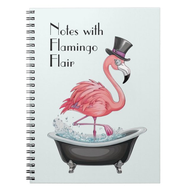 Cuaderno Personalizado Flamingo (Frente)