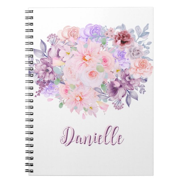 Cuaderno Personalizado Floral Bouquet (Frente)