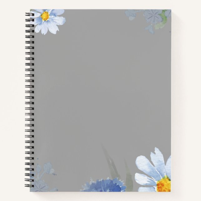 Cuaderno personalizado FLORAL SIMPLE (Anverso)