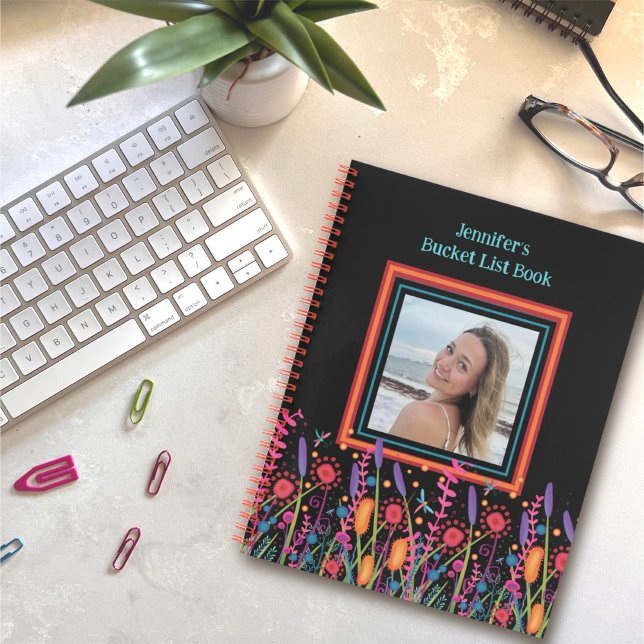 Cuaderno Personalizado Flores silvestres Nombre de foto Lis (Subido por el creador)