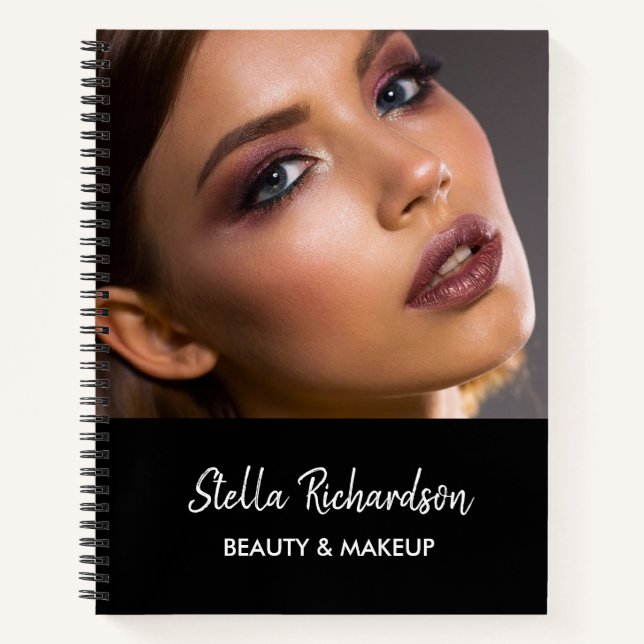Cuaderno Personalizado foto belleza negra (Anverso)