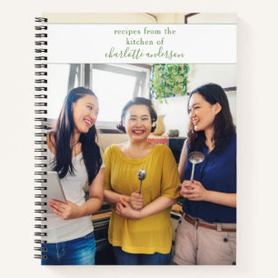 Cuaderno Personalizado Foto de familia receta simple Keepsa
