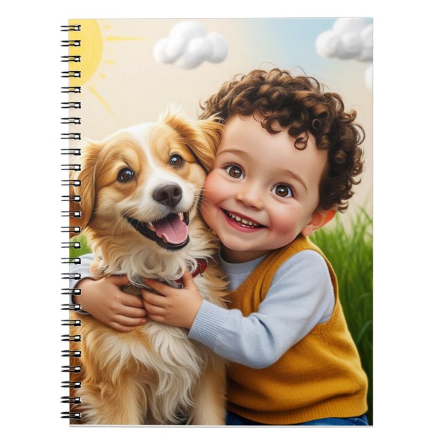 Cuaderno Personalizado Foto simple controlador de golf pers (Frente)