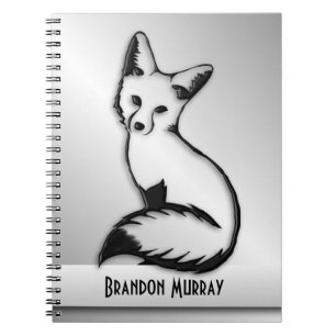 Cuaderno Personalizado Fox de plata
