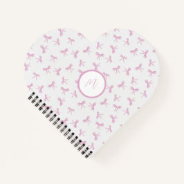Cuaderno Personalizado Frilly Coquette acuarela rosa Corazó