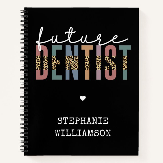 Cuaderno Personalizado Futuro Dentista Dental Student Regal (Anverso)