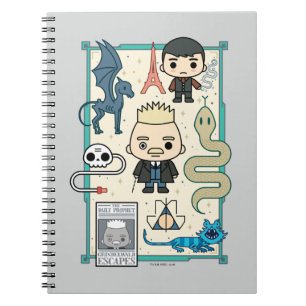 Cuaderno Personalizado GELLERT GRINDELWALD™ y Barebone