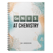 Personalizado Genius Estudiante de Química de Mesa
