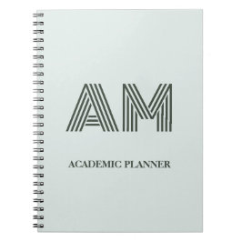 Cuaderno Personalizado Geométrico Verde Salvia Min