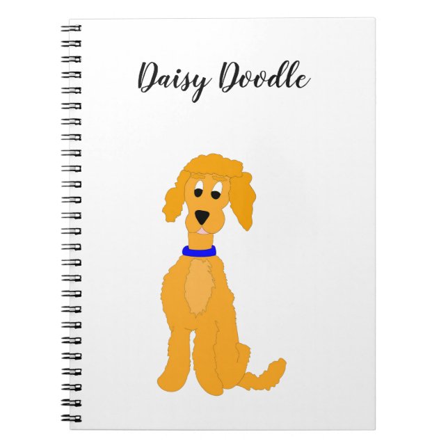 Cuaderno Personalizado golden Daisy Doodle Doodle (Frente)