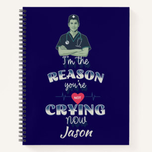 Cuaderno Personalizado Graciosa Enfermera Razón por la que 