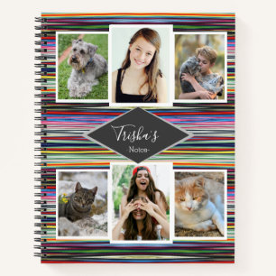 Cuaderno Personalizado Gradiente Multi-Color HAMbW