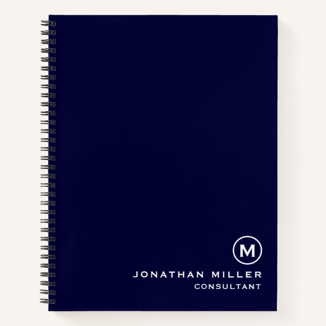 Cuaderno Personalizado Gran Espiral de cobertura dura 8.5"  (Anverso)