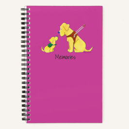 Cuaderno Personalizado guiado guiado por perros y tubérculo