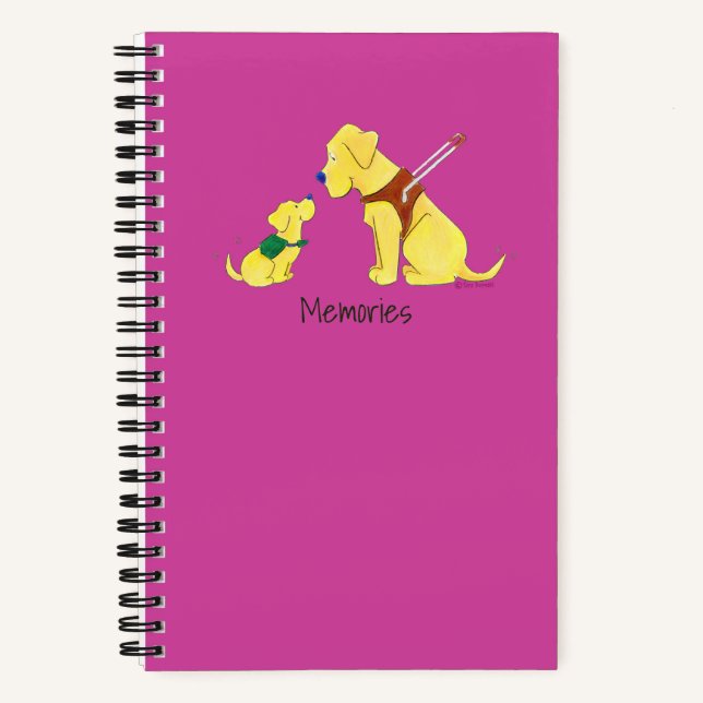 Cuaderno Personalizado guiado guiado por perros y tubérculo (Anverso)