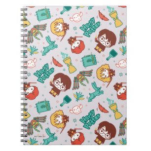 Cuaderno Personalizado HARRY POTTER™ Criaturas y patrón de
