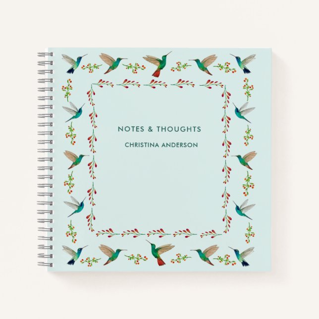Cuaderno Personalizado Hummingbird (Anverso)