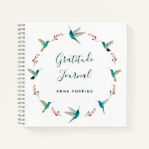 Personalizado Hummingbird Gratitude Journal