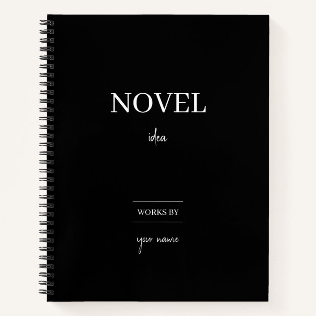 Cuaderno Personalizado Idea Novedosa (Anverso)