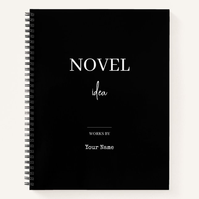 Cuaderno Personalizado Idea Novedosa (Anverso)