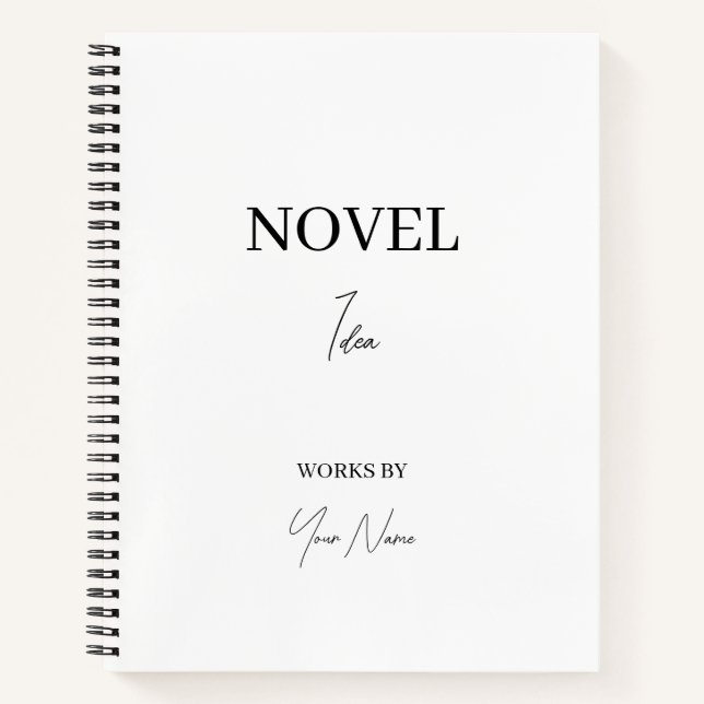 Cuaderno Personalizado Idea Novedosa (Anverso)