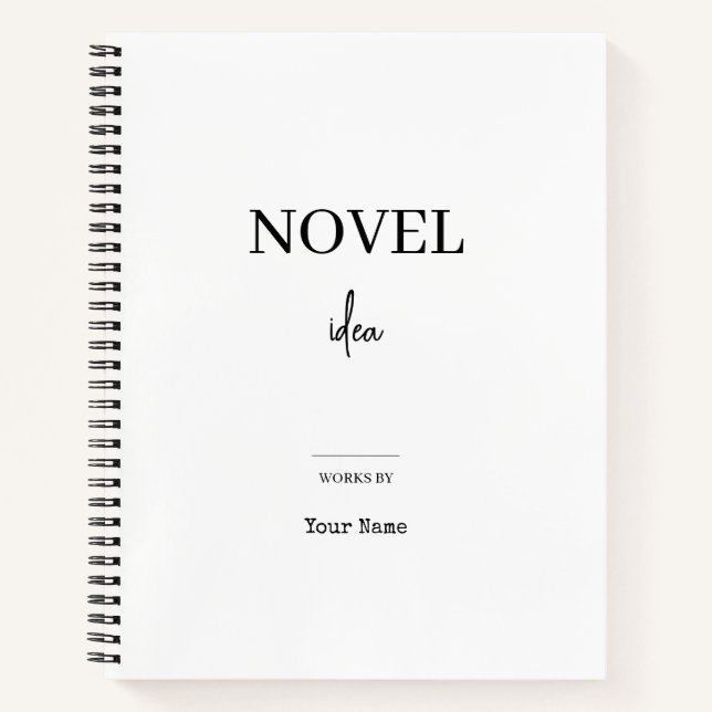 Cuaderno Personalizado Idea Novedosa (Anverso)