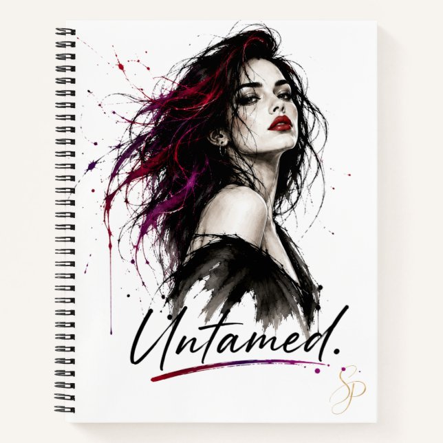 Cuaderno personalizado indomable | Regalo personal (Anverso)