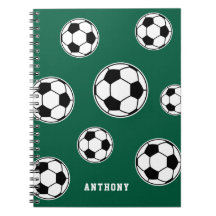 Cuaderno Personalizado Infantil Fútbol Verde Regre