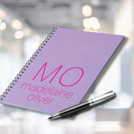 Cuaderno Personalizado inicial del Diario de bloc de notas