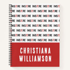 Cuaderno Personalizado InsPire Pi Day | Regalos de matemáti
