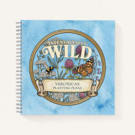 Cuaderno personalizado Jardín de polinizadores sil
