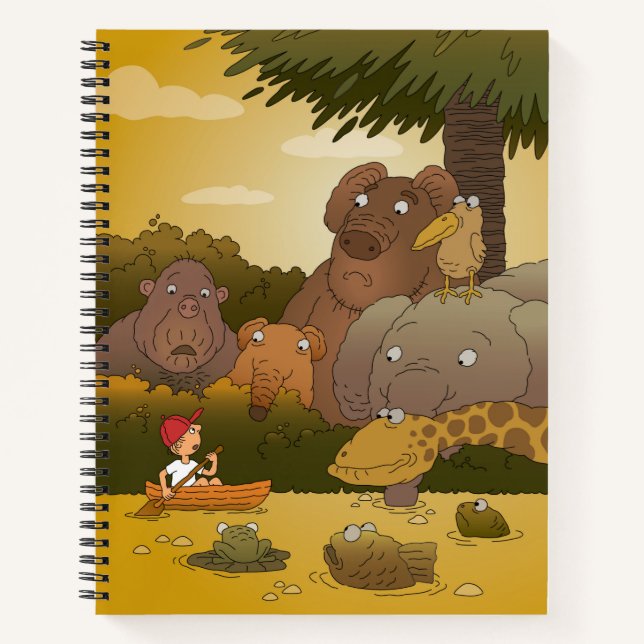 Cuaderno Personalizado Kid Jungle Animales (Anverso)