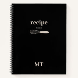 Cuaderno Personalizado Kitchen Utensils Whisk Recipe Cookbo