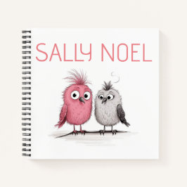 Cuaderno personalizado lindo y colorido