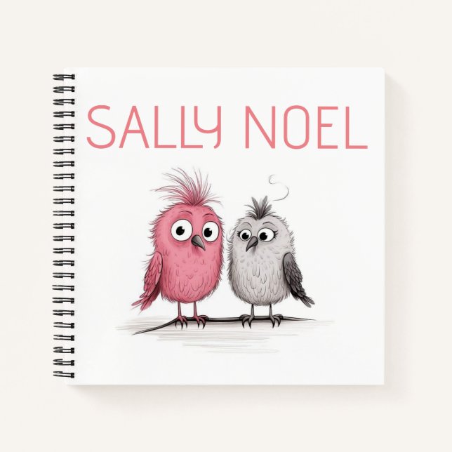 Cuaderno personalizado lindo y colorido (Anverso)