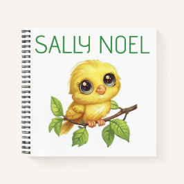 Cuaderno personalizado lindo y colorido