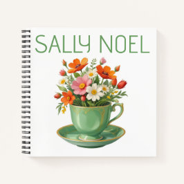 Cuaderno personalizado lindo y colorido