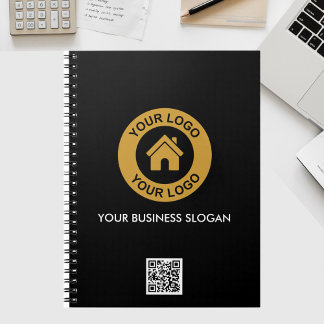Cuaderno Personalizado logotipo comercial Código QR Nota pr