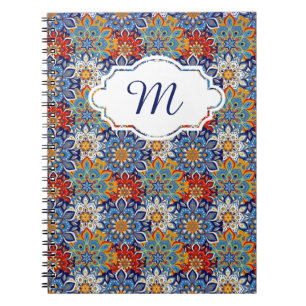cuaderno personalizado mandala brillante