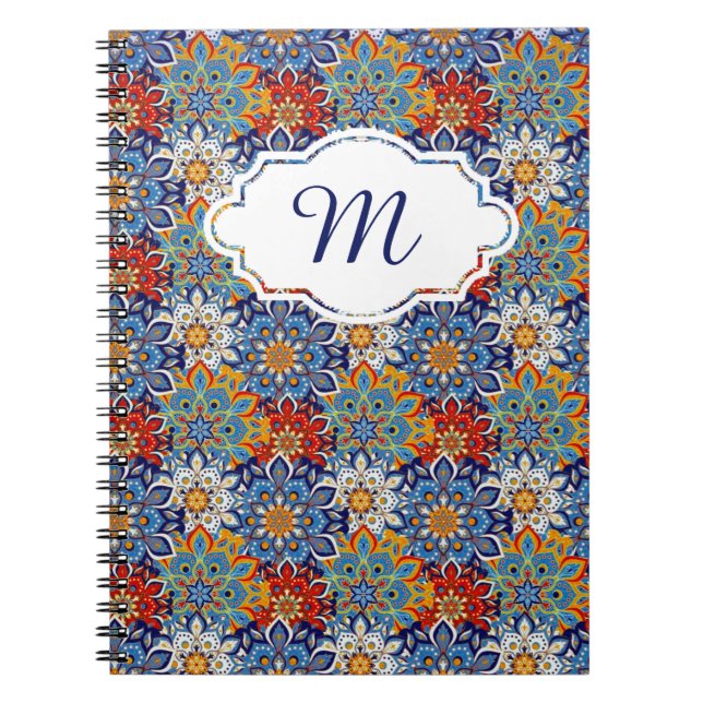cuaderno personalizado mandala brillante (Frente)