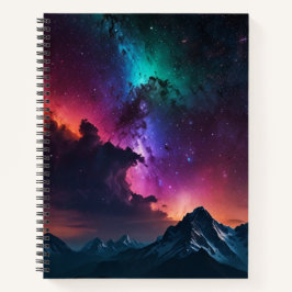 Cuaderno Personalizado Manual de Monograma Blanco y Negro