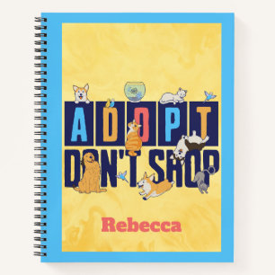 Cuaderno Personalizado Mascota personalizado rescate Perro 