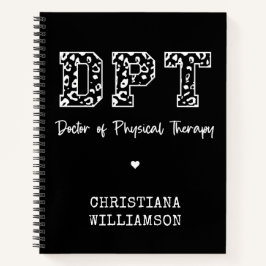 Cuaderno Personalizado Médica de DPT de regalo de terapia f