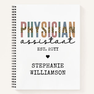 Cuaderno Personalizado Médico Auxiliar Asociado de Médico