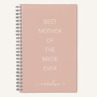 Personalizado Mejor Madre de Novia Moderna Rosa Ru