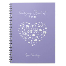 Cuaderno Personalizado Minimalista de Enfermería e