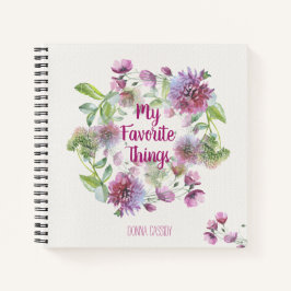 Cuaderno Personalizado Mis cosas favoritas
