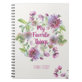 Cuaderno Personalizado Mis cosas favoritas