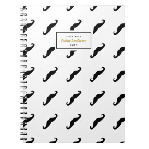 Cuaderno personalizado modelo moderno del bigote