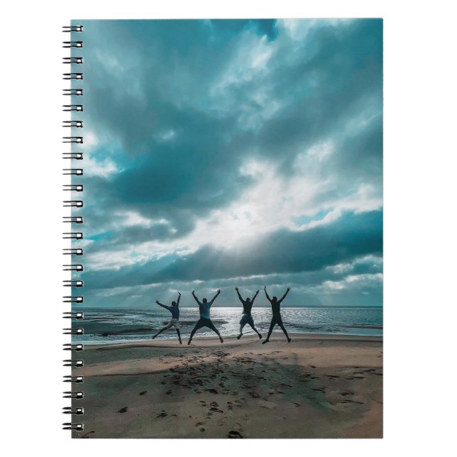 Cuaderno Personalizado moderno agrega tu propia foto y/o te (Frente)